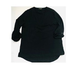 Express V-necck black tunic size M